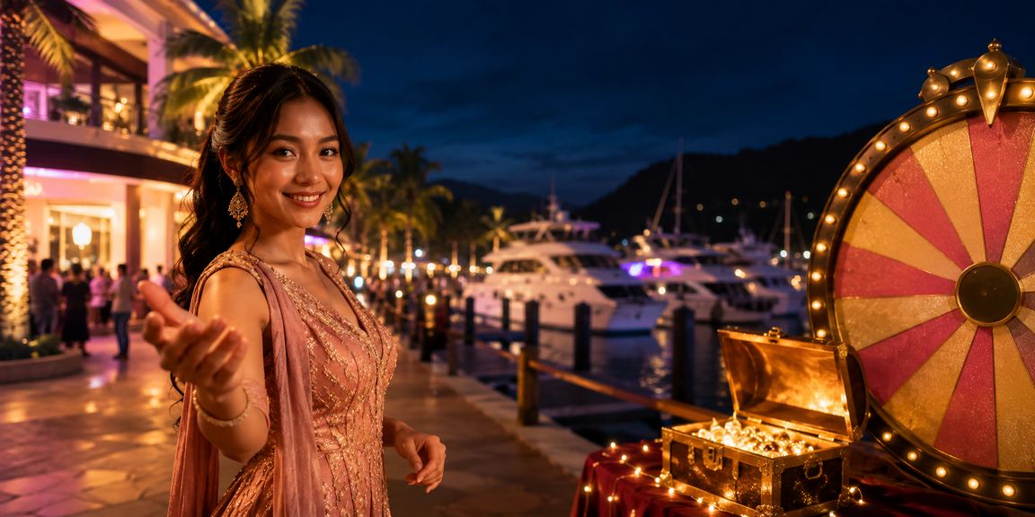 Meja roulette kasino bergaya di Langkawi untuk pemain Malaysia
