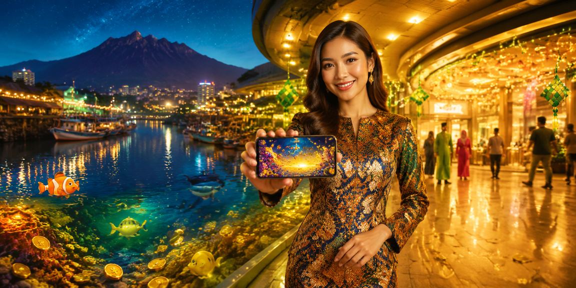 Permainan kasino memancing khas Sabah dengan tema batik unik